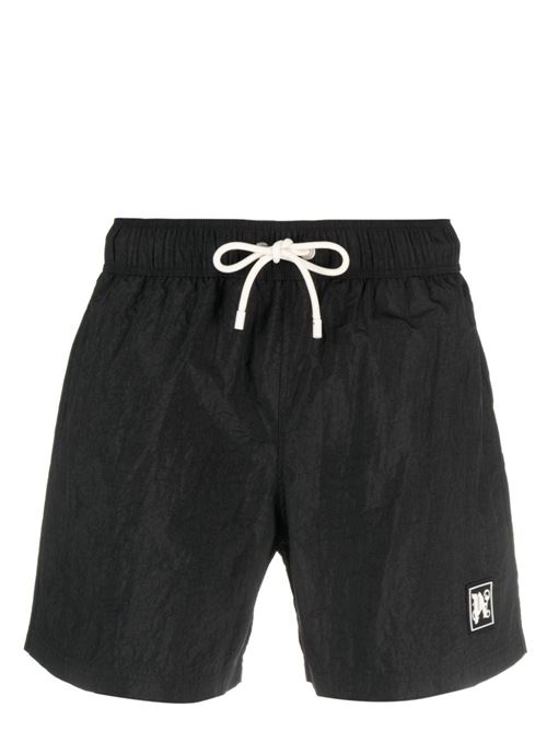 Swim shorts with logo PALM ANGELS | PMFD002R24FAB0011001